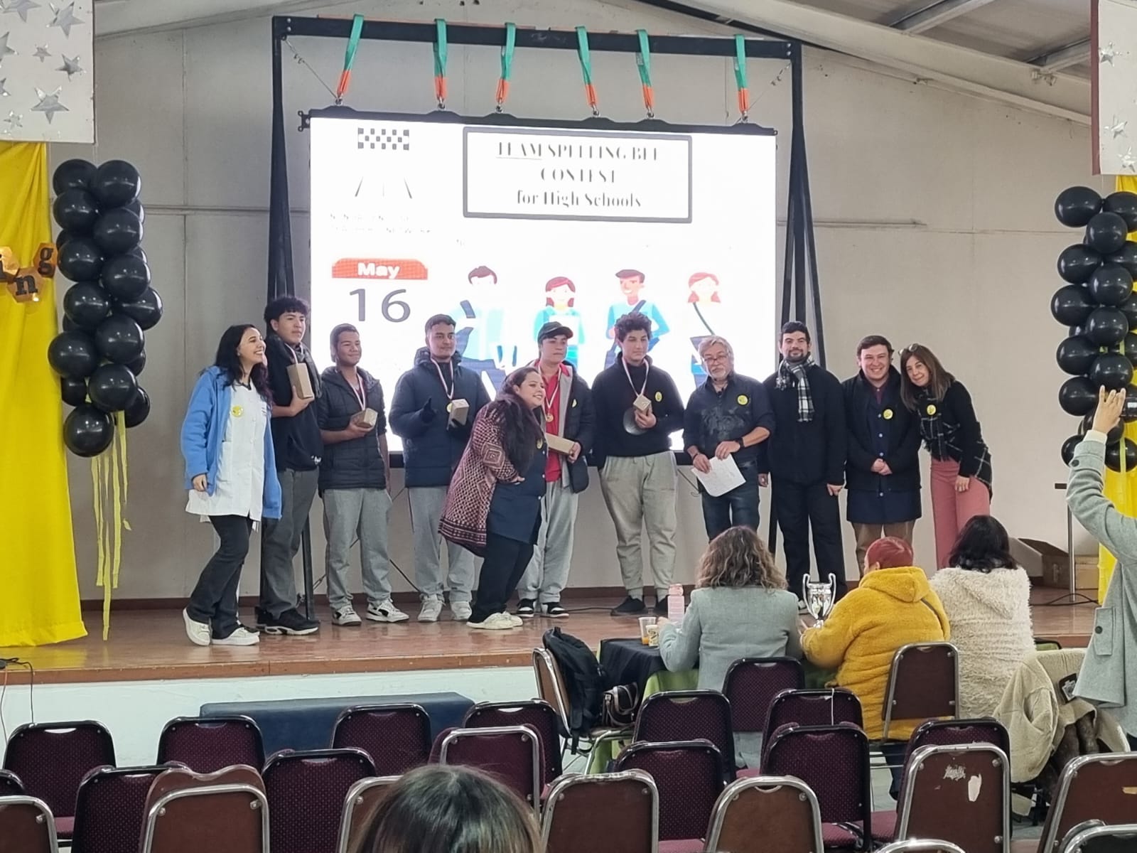 1° LUGAR 3° MEDIO PV. Destacados resultados de estudiantes en torneo Inter escolar de Inglés