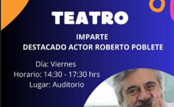 ¡Los invitamos al taller de teatro!