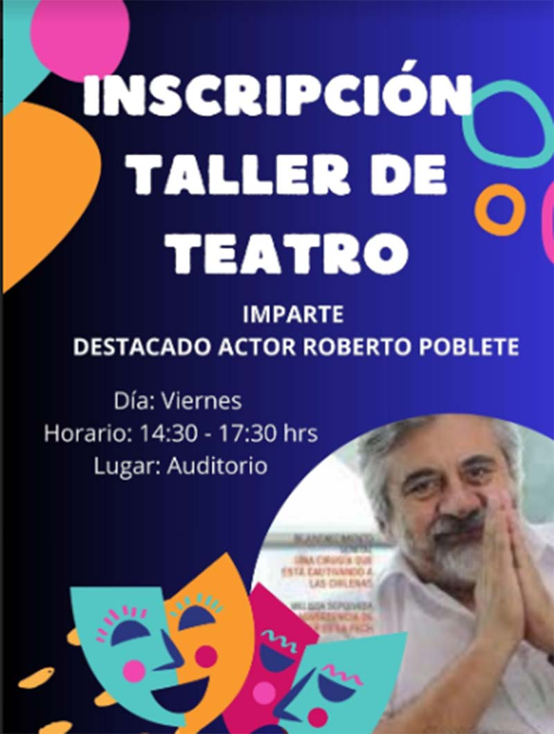 ¡Los invitamos al taller de teatro!